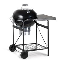 Круглый угольный гриль 22 дюйма (57 см) TEMPER PREMIUM, цвет черный - Start Grill