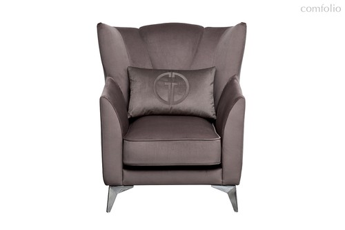 Кресло Сиена (Siena) велюр коричневый Colt1012-ROSKOR 83x82x93см - Garda Decor
