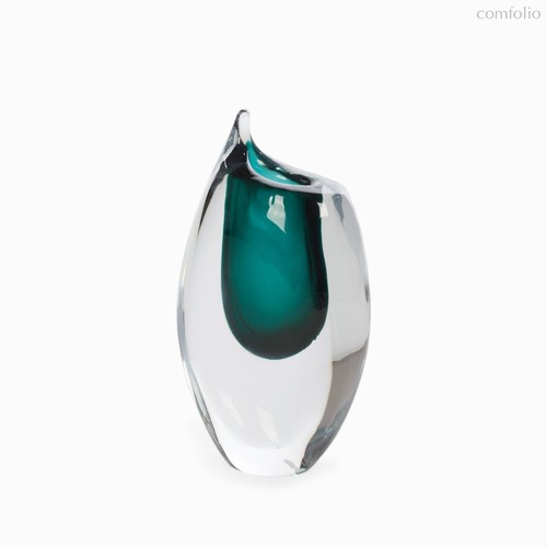 Ваза Flow высота 27, цвет зеленый - Cosmo