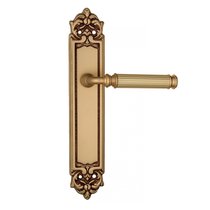 Дверная ручка Venezia Mosca на планке PL96 французское золото