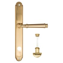 Дверная ручка на планке Fratelli Cattini "FARFALLA" WC-2 PL01-OLV полированная латунь - Fratelli Cattini