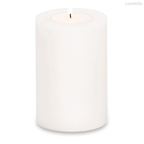 Подставка для чайной свечи Edzard Корнелиус d10хh15 см, жаростойкий пластик, белая - Edzard