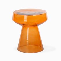 Кофейный столик Meliora диаметр 39, цвет оранжевый - Cosmo