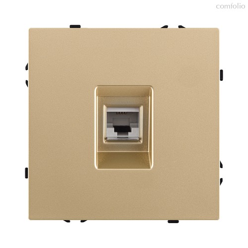 Розетка телефонная RJ11, золотой Kollinger Eclipse EC-019GD - Kollinger