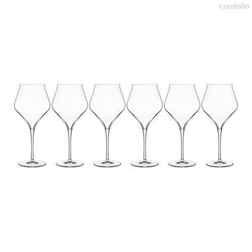 Набор бокалов для красного вина Luigi Bormioli Супремо Бургундское 650 мл, 6 шт, стекло хрустальное - Luigi Bormioli