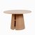 Обеденный стол Louis диаметр 120, цвет бежевый - Cosmo
