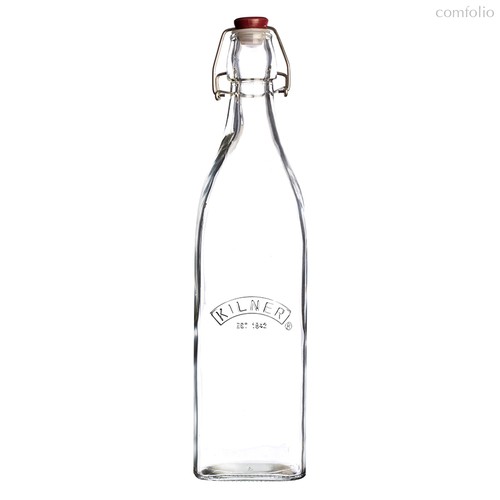 Бутылка Clip Top квадратная 1 л - Kilner