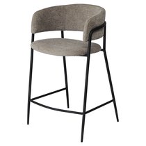 Стул полубарный Helning, мягкий шенилл, капучино - Bergenson Bjorn