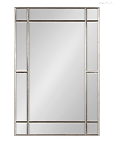 Зеркало в серебряной раме Триест, цвет серебряный - Louvre Home