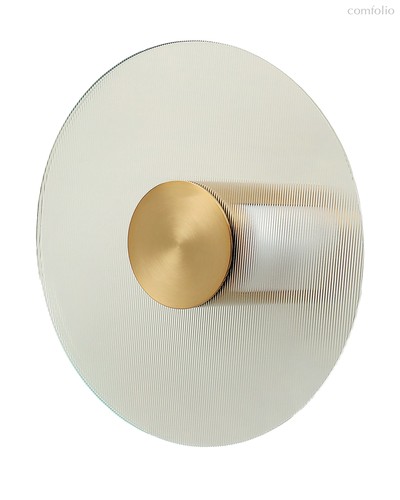 Светильник из текстурированного стекла Пуан, цвет золотой - Louvre Home