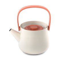 Чайник 2в1 для плиты и заварочный 1л (белый) Ron, цвет белый - BergHOFF
