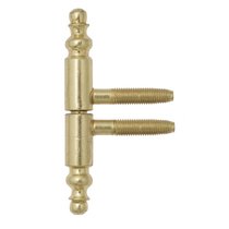 1551LAI.01 Петля ввертная Ø14 с декоративной пешкой полированная латунь (38 kg) - La Florida