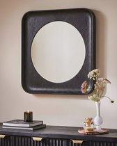 Настенное зеркало в раме Диеп, цвет черный - Louvre Home