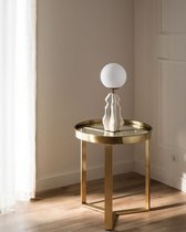 Золотой приставной столик Ульм - Louvre Home