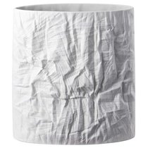 Ваза Rosenthal Структура, белая бумага 31 см, фарфор, Мартин Фрейер - Rosenthal