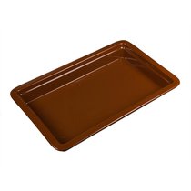 Гастроемкость 1/1x65 (53x32,5x6,5 см), коричневая фарфор NEW - P.L. Proff Cuisine