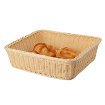 Корзина для хлеба и выкладки 35,5x32,5 см h10 см плетеная ротанг бежевая - P.L. Proff Cuisine