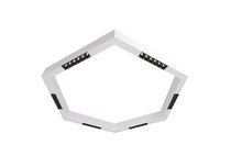 Donolux LED Eye-hex св-к накладной, 36W, 900х780мм, H71,5мм, 2090Lm, 48°, 3000К, IP20, корпус белый,