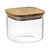 Банка для хранения квадратная Glass Acacia, 600 мл - Smart Solutions