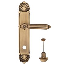 Дверная ручка Venezia Castello WC-2 на планке PL87 матовая бронза - Venezia Collezione