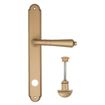 Дверная ручка на планке Fratelli Cattini "TOSCANA" WC-2 PL01-BS матовая латунь - Fratelli Cattini