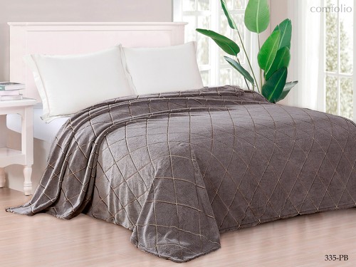 Плед 200/335-pb Микрофибра Бамбук 200х220 - АльВиТек