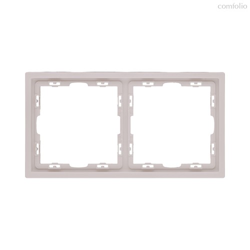 Рамка 2-постовая, кашемир матовый Kollinger Eclipse EC2CM - Kollinger