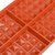 Форма для приготовления вафель Waffel Classic силиконовая красная - Silikomart