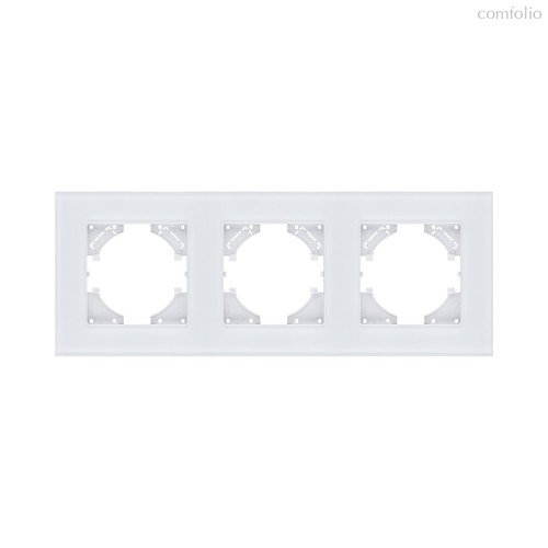 Рамка 3-постовая, стекло белый Kollinger Reflex MG RM3WH - Kollinger