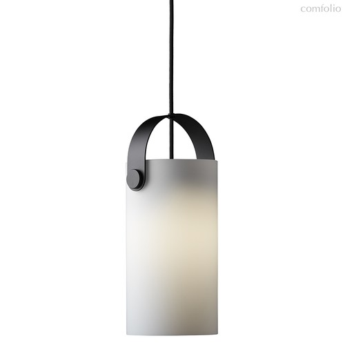 Лампа подвесная OOTG d16 см, высота плафона 31 см, белое опаловое стекло - Frandsen