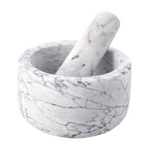 Ступка Marm, 12,7х7,6 см, белый мрамор - Liberty Jones