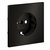 Накладка для розетки с заземлением, S70 Metal антрацит - Voltum
