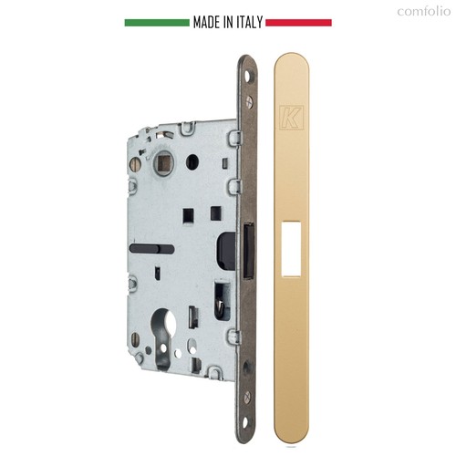 KM.002.CM.A.4.COV.OL Замок межкомнатный магнитный KOBLENZ SPINOFF Y85 с доводчиком OL золото - Koblenz