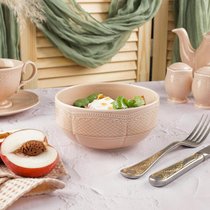 Салатник 800 мл d 14,6 см h7 см Aristocrat Peach Tea Stackable Noble [6] - Noble