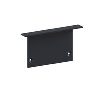 Боковая заглушка для профиля DN18529 Цвет: Черный матовый RAL9005,Серия:DN8ALE - Donel
