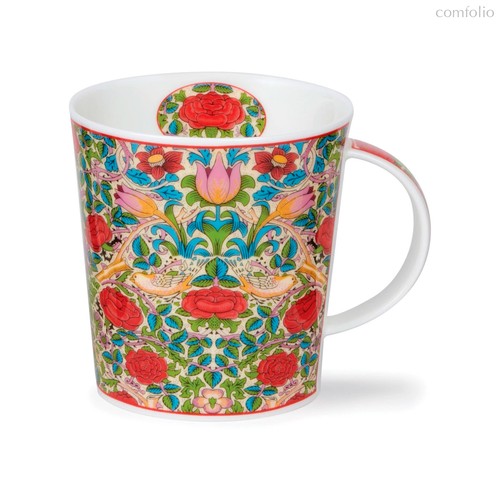Кружка для чая и кофе Dunoon Искусство и Ремесла Роза Ломонд 320 мл, фарфор костяной - Dunoon
