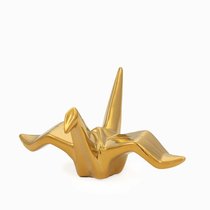 Статуэтка Paper Crane высота 10, цвет золотой - Cosmo