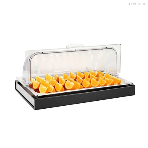 Поднос для выкладки 53*32,5*24,5 см нерж. с пласт. крышкой + бокс с хладогеном SUNNEX - SUNNEX