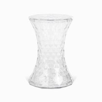 Кофейный столик Rock Crystal диаметр 31, цвет прозрачный - Cosmo