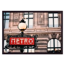 Метро Париж, 40x60 см - Dom Korleone