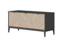 Тумба Fjord 3 двери глубина 55 см (темно-серый) - Ellipse