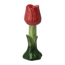 Подсвечник Floret красного цвета из коллекции Blossom, 18 см - Tkano