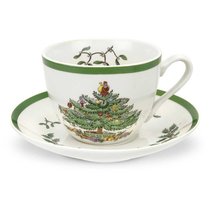 Чашка чайная с блюдцем Spode "Рождественская ель" 200мл - Spode