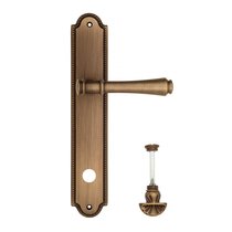 Дверная ручка Venezia Callisto WC-4 на планке PL98 матовая бронза
