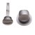 Фиксатор поворотный на MINI круглом основании Fratelli Cattini WC-1 2FS-NI матовый никель - Fratelli Cattini