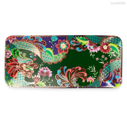 Блюдо прямоугольное Mix&Match Home Волшебный Дракон 38х17 см, фарфор - Mix&Match