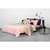 Комплект постельного белья полутораспальный из сатина цвета пыльной розы из коллекции Essential - Tkano