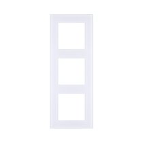 Рамка 3-постовая, стекло белый Kollinger Asthetik AS3WH - Kollinger