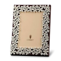 Рамка для фото L’Objet Гирлянда 10х15 см, платиновое покрытие, кристаллы Сваровски, п/к - L’Objet