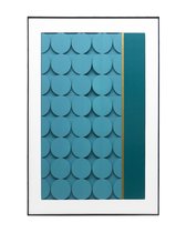 Интерьерное панно Финч, цвет синий - Louvre Home